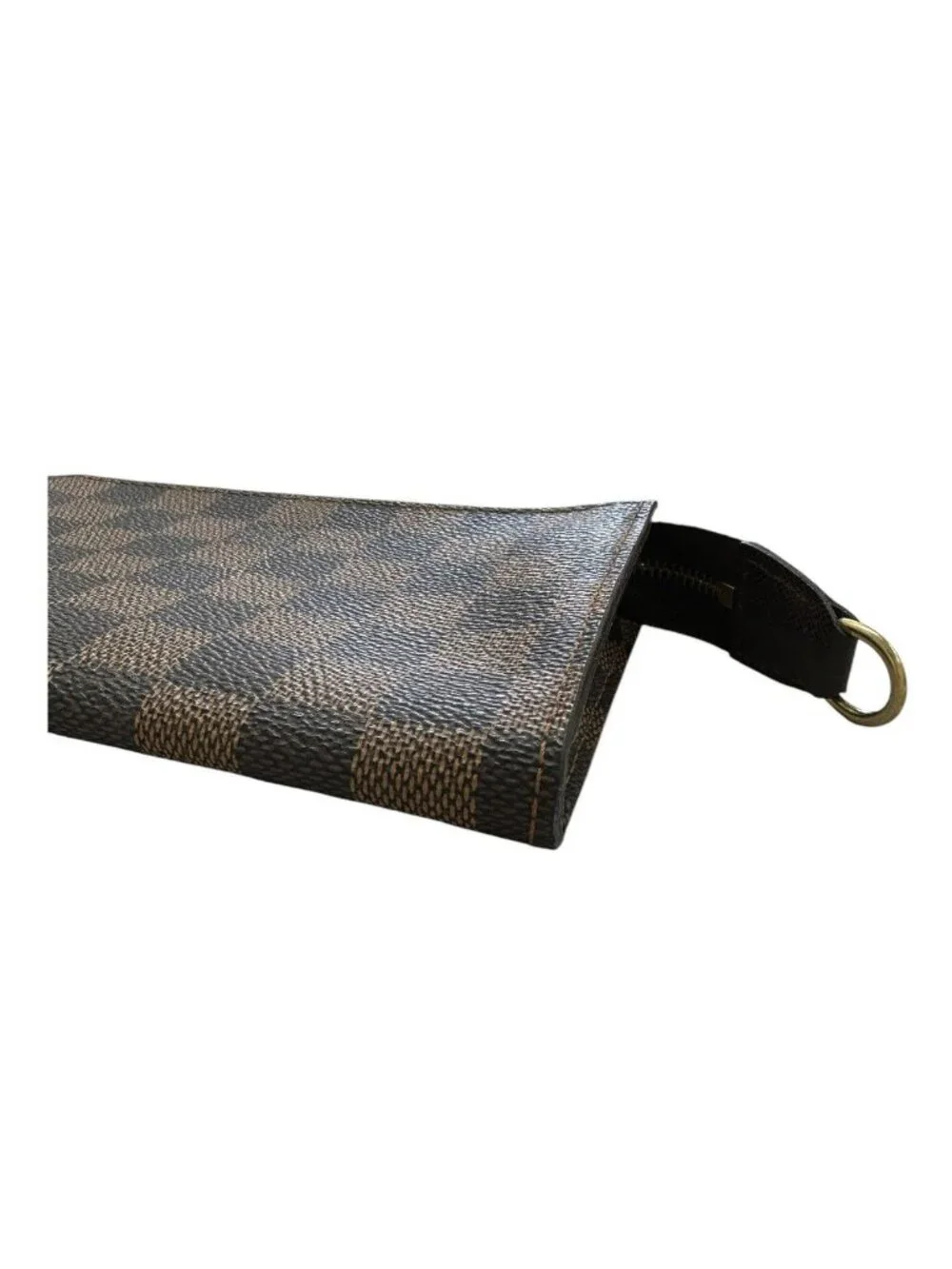 Louis Vuitton Damier Brown Gold Pouch Multi Case